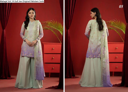 Mahajal Vol 14 Gull Jee Cambric Original Pakistani Suits