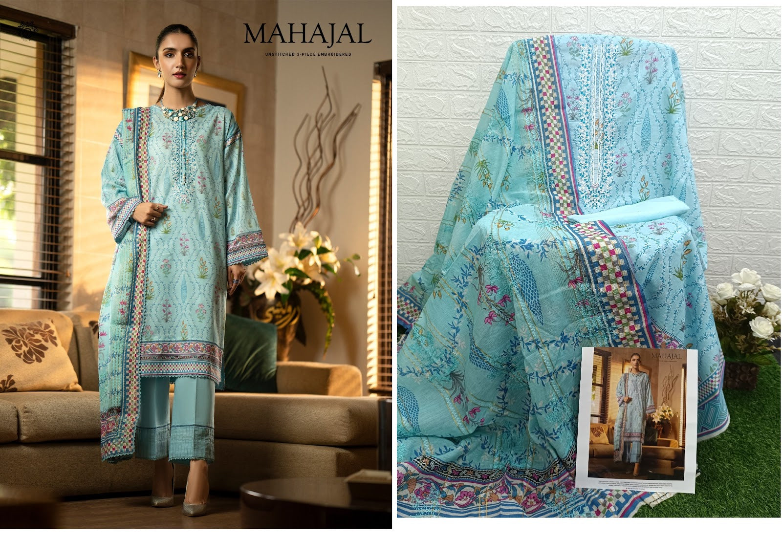Mahajal Vol 15 Gull Jee Lawn Original Pakistani Suits