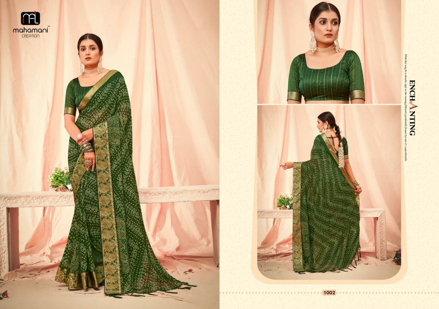 Maharani Mahamani Creation Georgette Sarees
