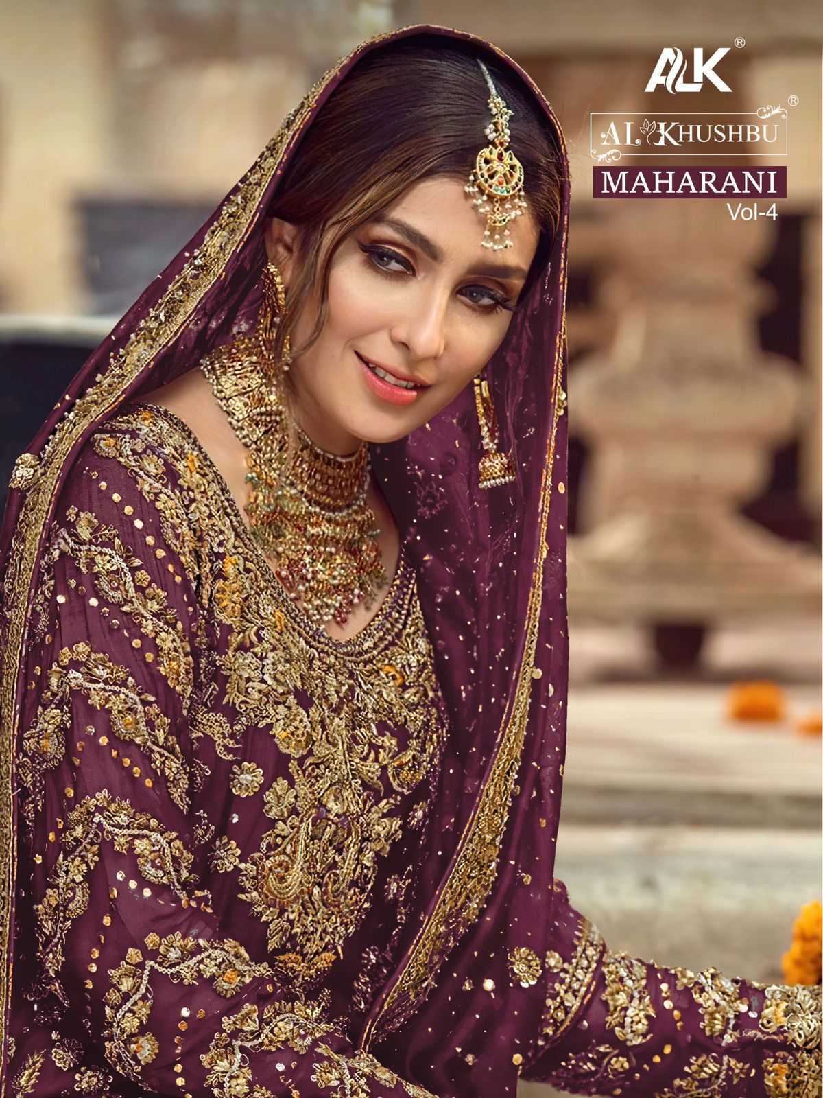 Maharani Vol 4-166 Alk Fox Georgette Pakistani Salwar Suits
