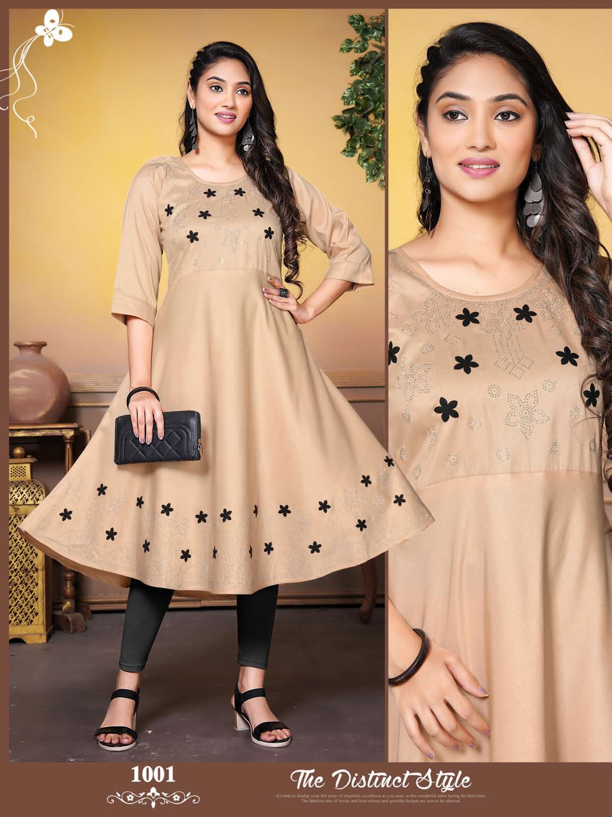 Maheen Vol 1 Kavinay Silk Anarkali Kurtis