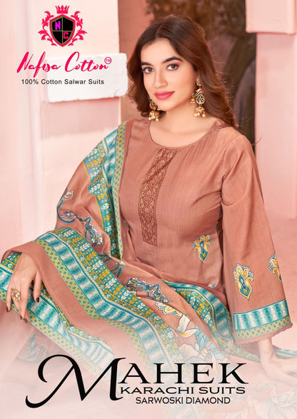 Mahek Nafisa Cotton Soft Cotton Karachi Salwar Suits