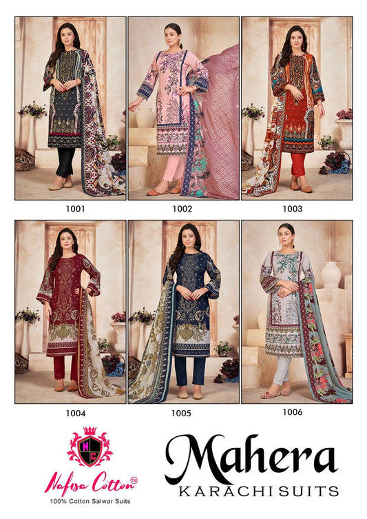 Mahera Nafisa Cotton Karachi Salwar Suits