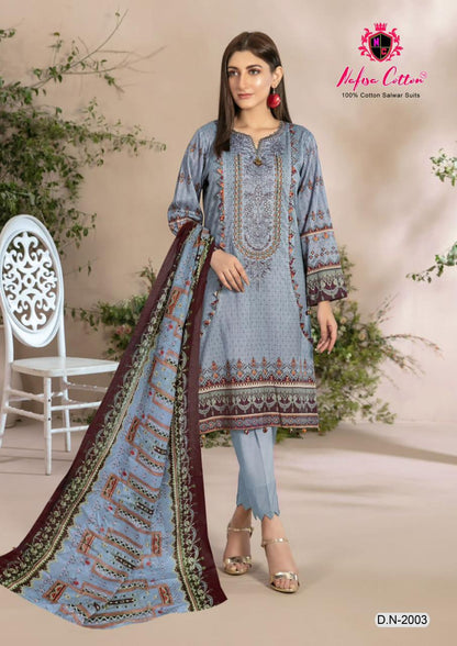 Mahera Vol 2 Nafisa Cotton Karachi Salwar Suits