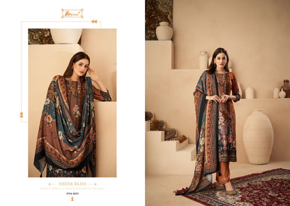 Mahfuz Kesar Viscose Pashmina Suits