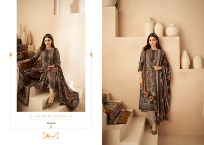 Mahfuz Kesar Viscose Pashmina Suits