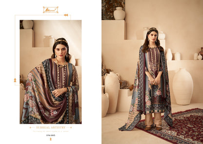 Mahfuz Kesar Viscose Pashmina Suits