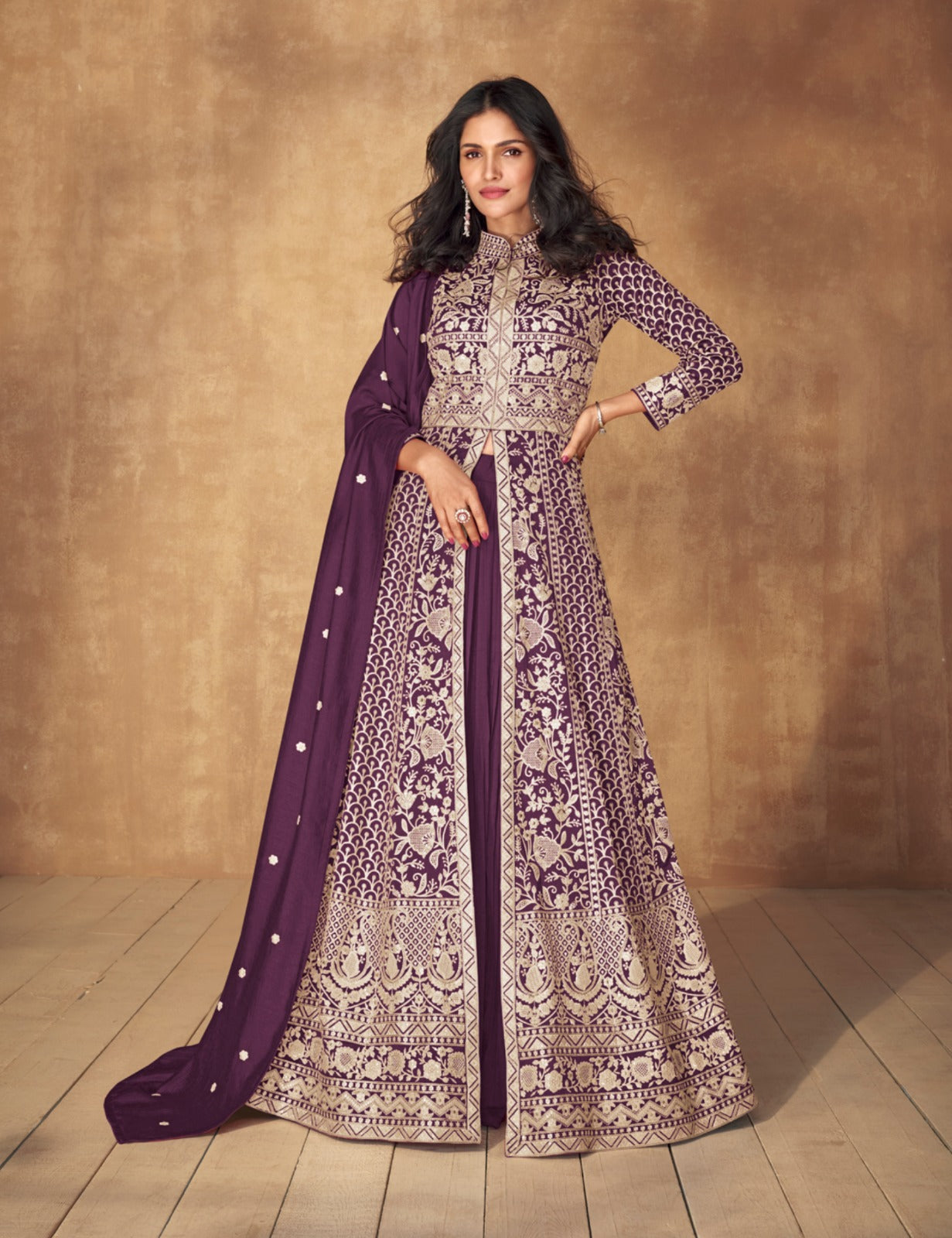 Mahira Aashirwad Creation Premium Silk Readymade Skirt Style Suits
