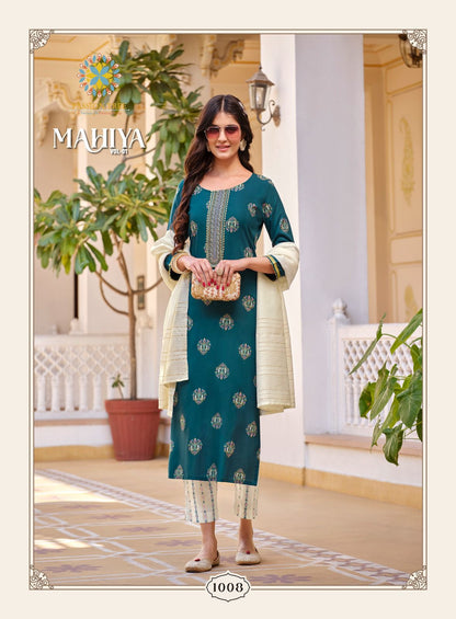 Mahiya Vol 1 Passion Tree Rayon Readymade Pant Style Suits