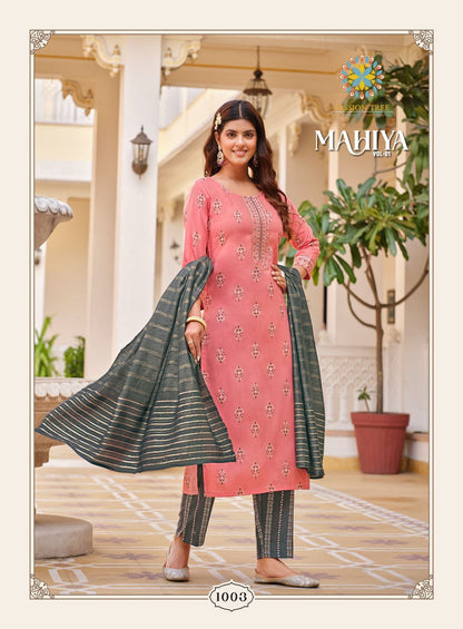 Mahiya Vol 1 Passion Tree Rayon Readymade Pant Style Suits