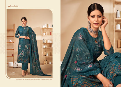 Mahjabeen Shree Shalika Fashion Lawn Cotton Karachi Salwar Suits
