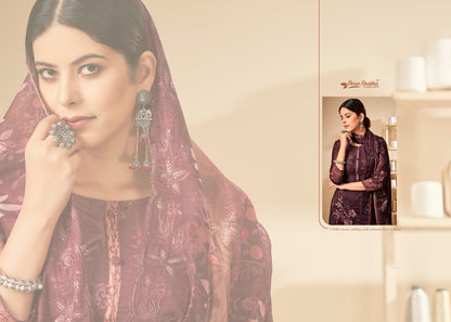 Mahjabeen Shree Shalika Fashion Lawn Cotton Karachi Salwar Suits