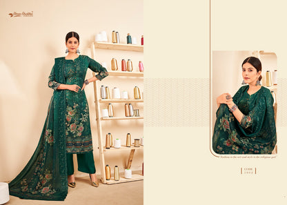 Mahjabeen Shree Shalika Fashion Lawn Cotton Karachi Salwar Suits