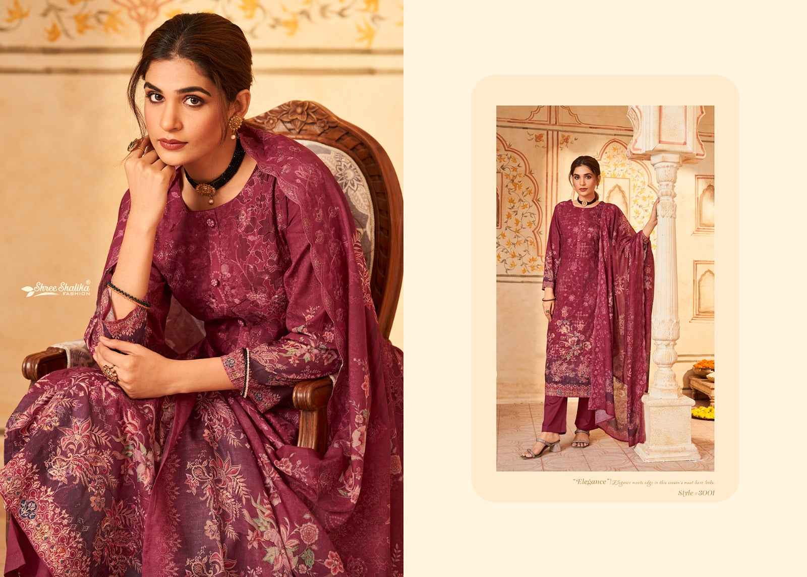 Mahjabeen Vol 3 Shree Shalika Fashion Cotton Lawn Pant Style Suits