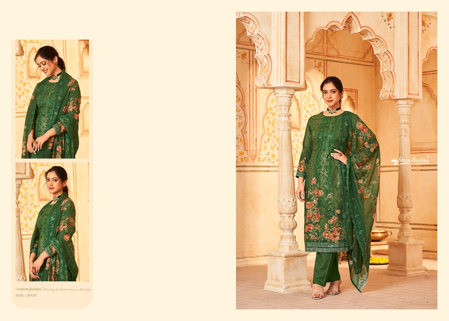 Mahjabeen Vol 3 Shree Shalika Fashion Cotton Lawn Pant Style Suits