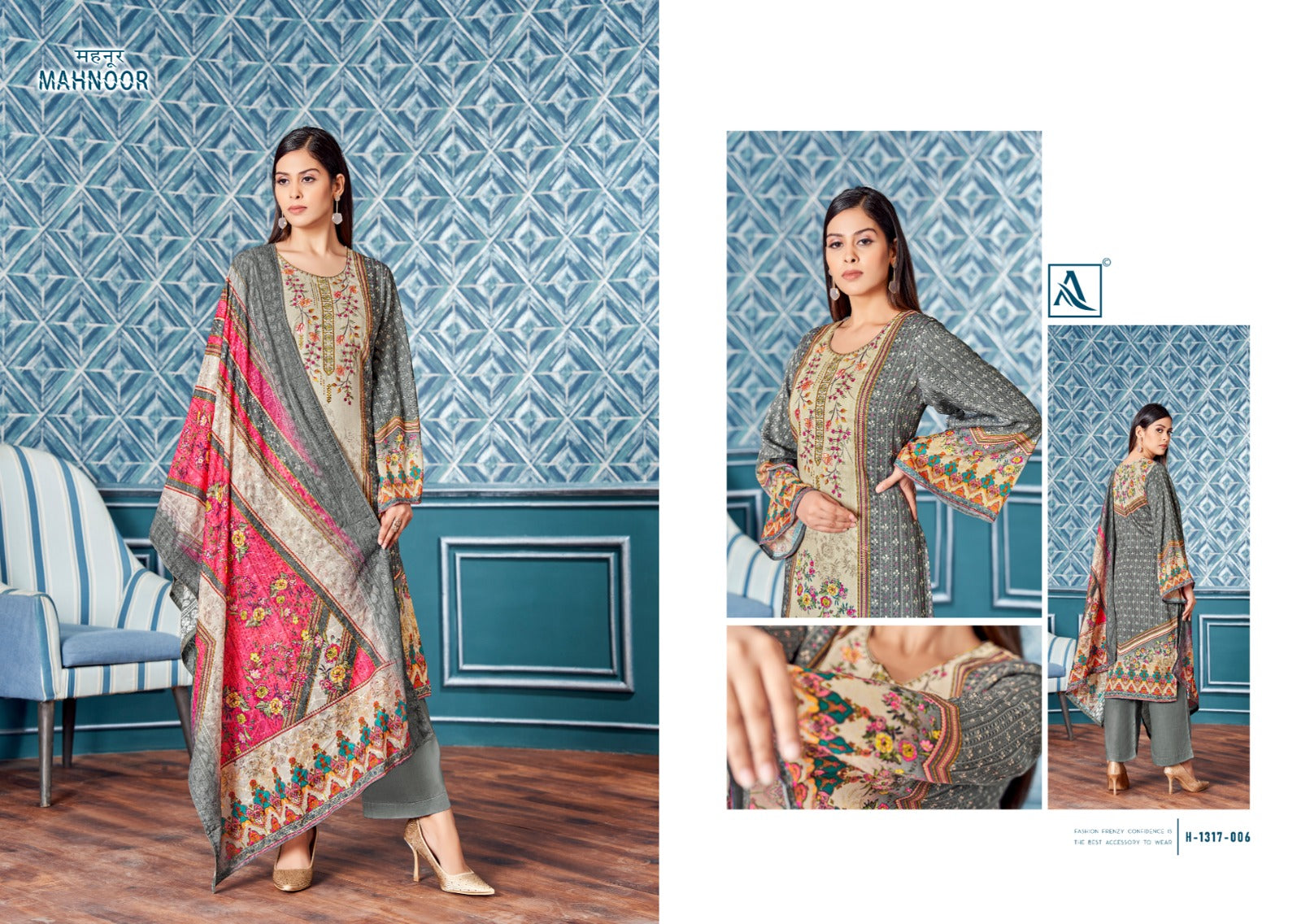 Mahnoor Alok Jaam Karachi Salwar Suits