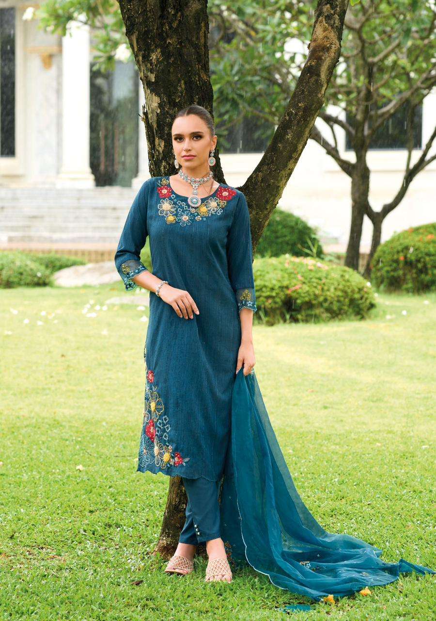 Mahnoor Kailee Fashion Viscose Weaving Readymade Pant Style Suits