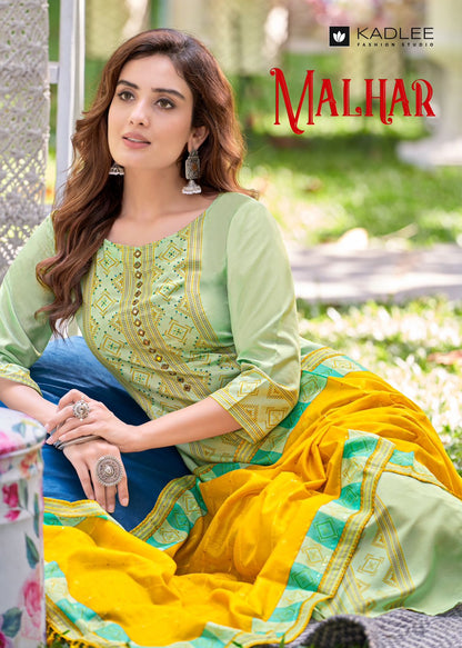 Malhar Kadlee Rayon Readymade Pant Style Suits