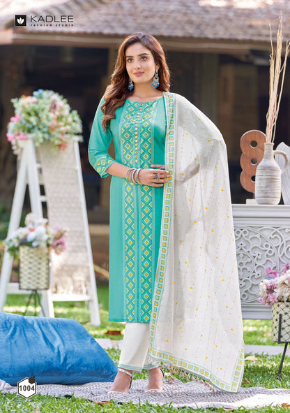Malhar Kadlee Rayon Readymade Pant Style Suits