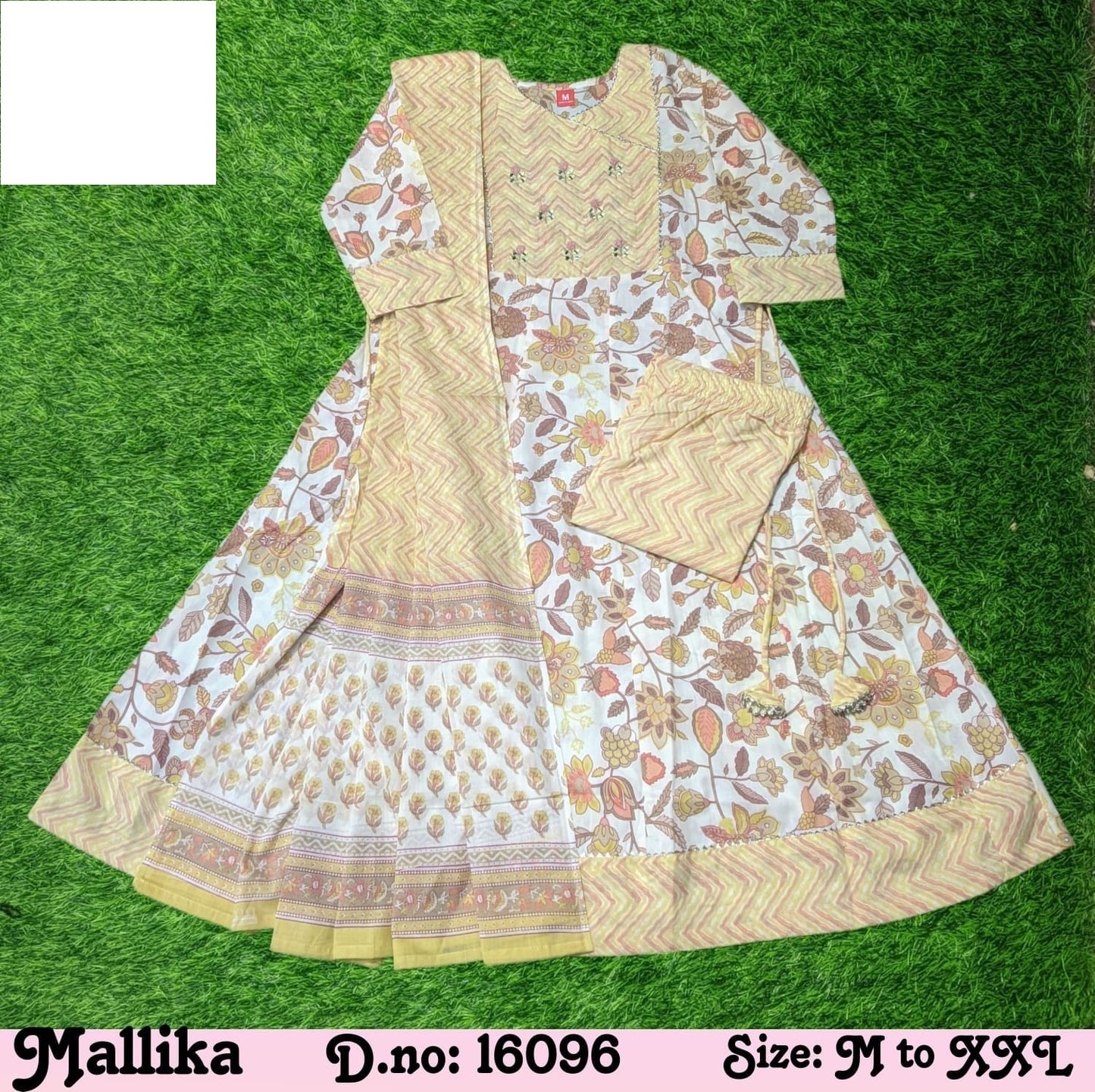 Mallika Zoya Cotton Readymade Pant Style Suits