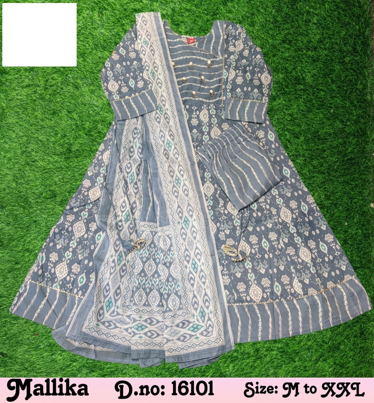 Mallika Zoya Cotton Readymade Pant Style Suits