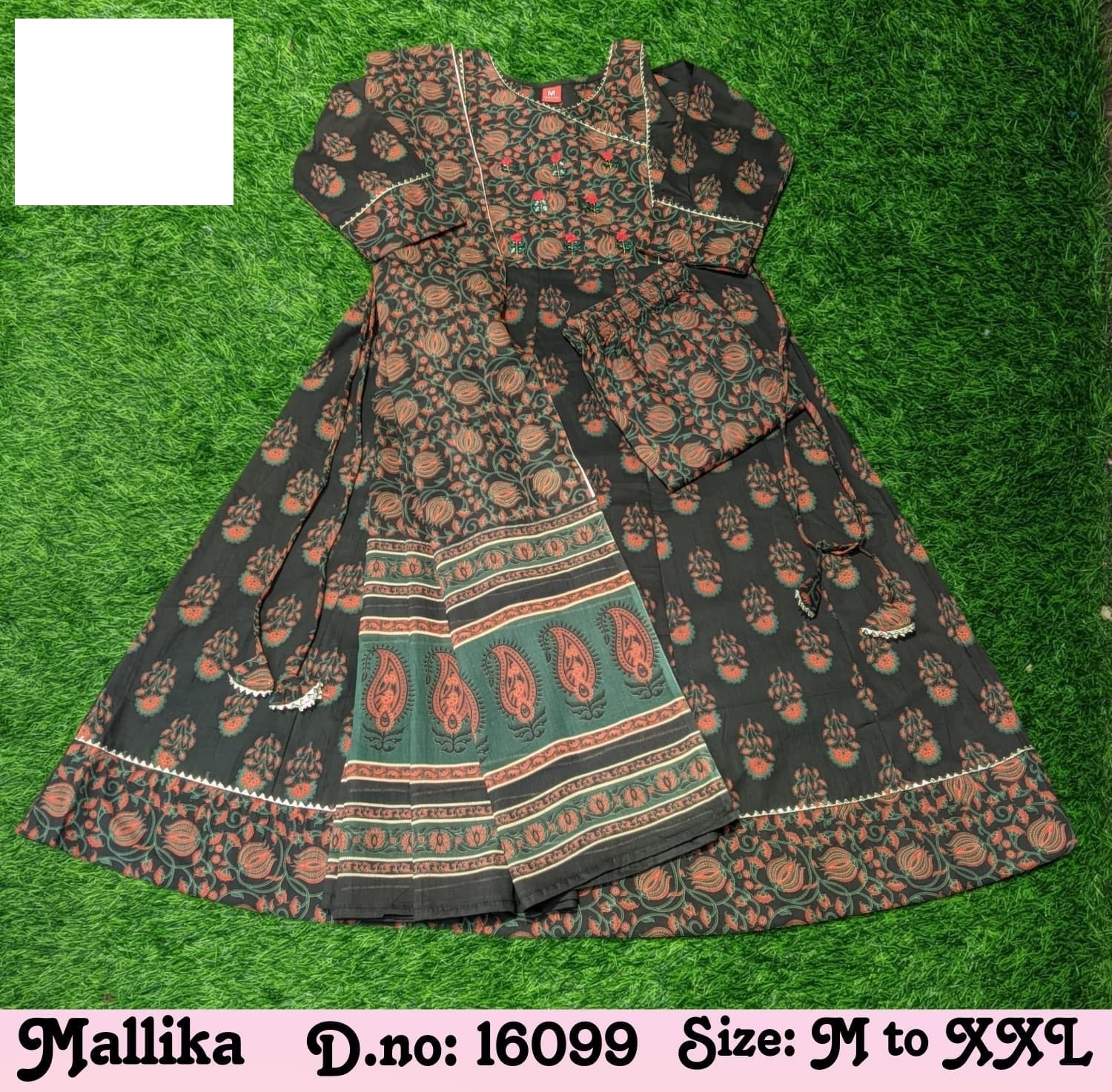 Mallika Zoya Cotton Readymade Pant Style Suits