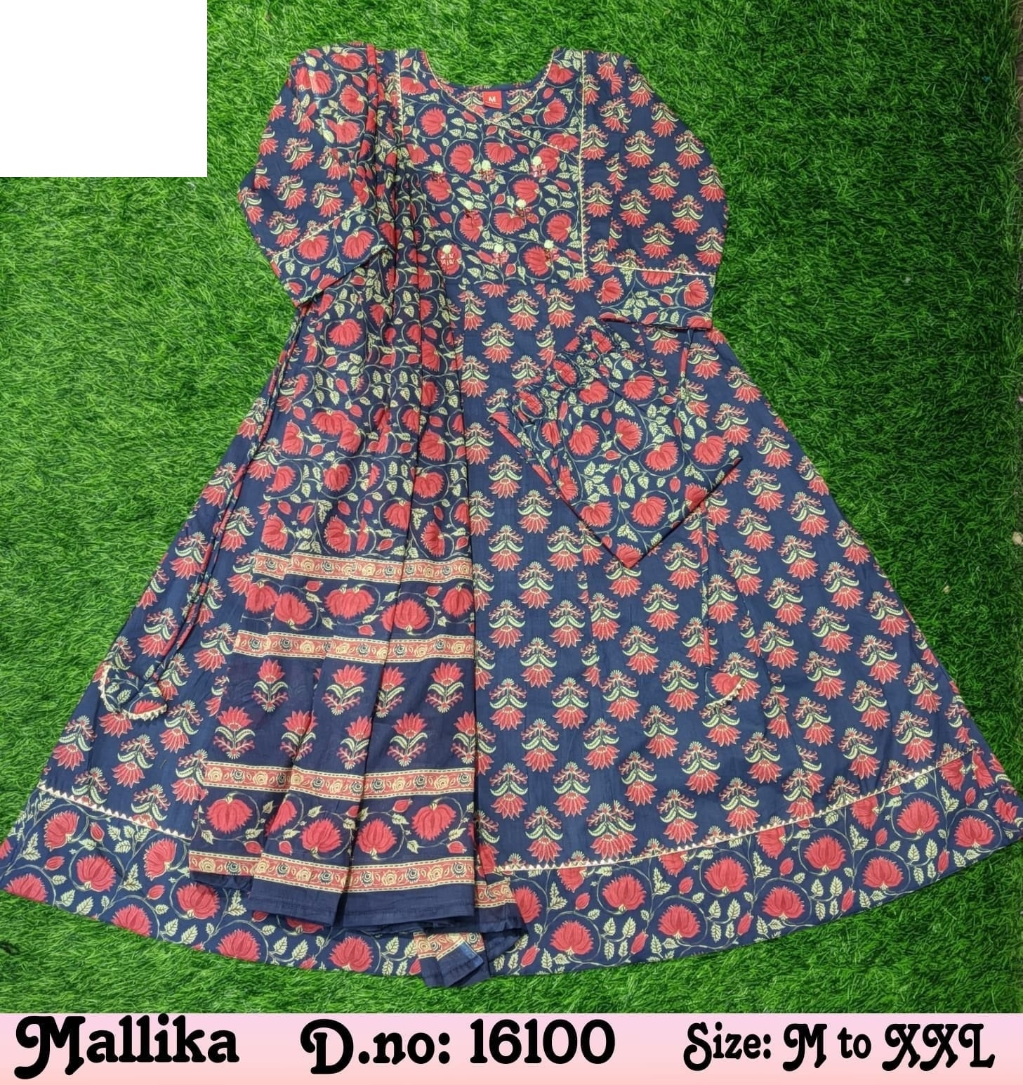 Mallika Zoya Cotton Readymade Pant Style Suits