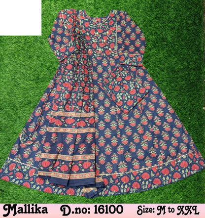 Mallika Zoya Cotton Readymade Pant Style Suits