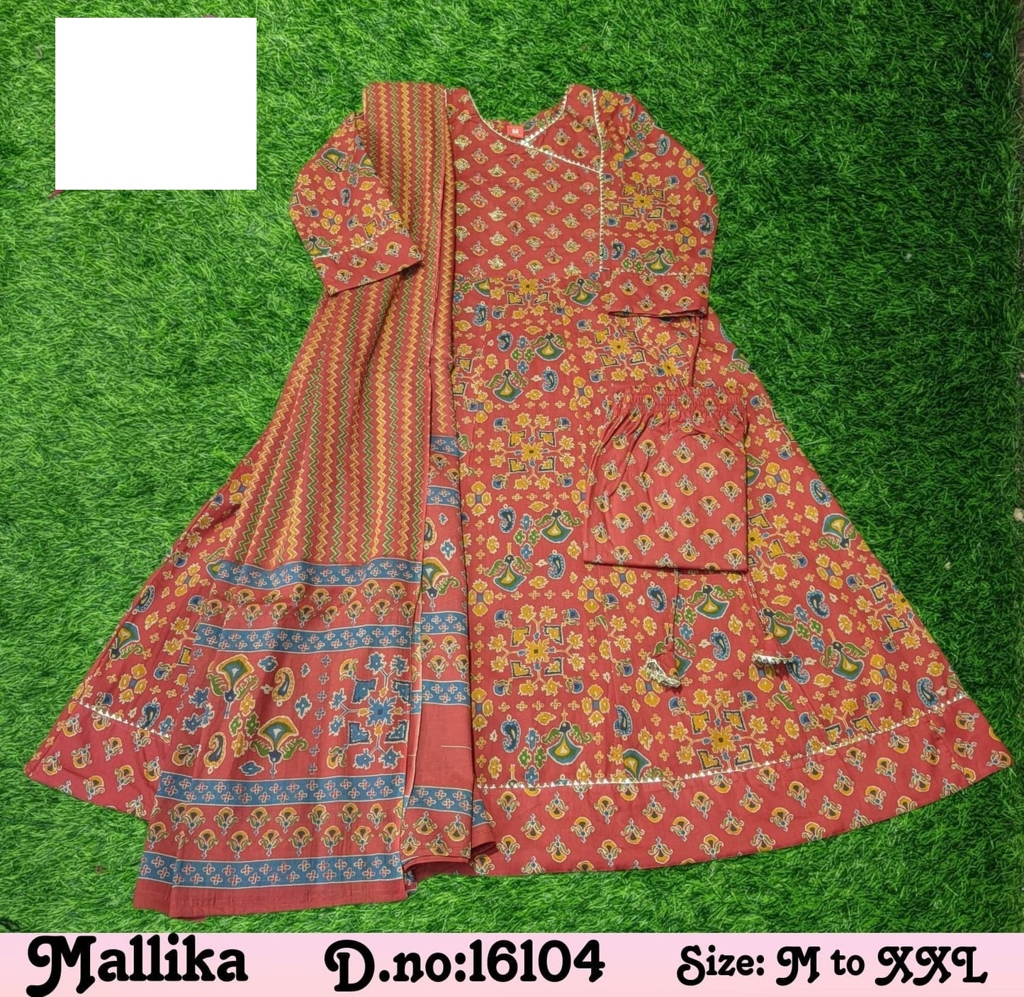 Mallika Zoya Cotton Readymade Pant Style Suits