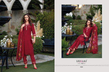 Malvika Lily Lali Viscose Readymade Pant Style Suits
