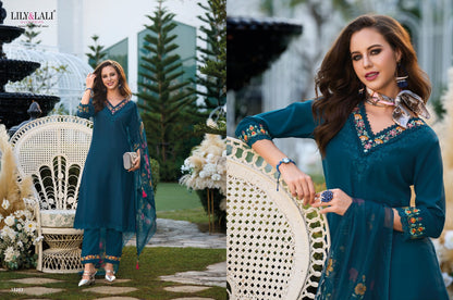 Malvika Lily Lali Viscose Readymade Pant Style Suits