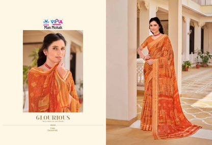 Man Mohak Vipul Chiffon Sarees