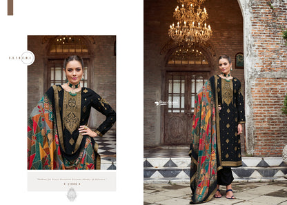 Mandakini Vol 12 Shree Shalika Fashion Dola Jacquard Pant Style Suits