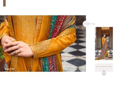 Mandakini Vol 12 Shree Shalika Fashion Dola Jacquard Pant Style Suits