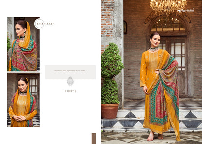 Mandakini Vol 12 Shree Shalika Fashion Dola Jacquard Pant Style Suits
