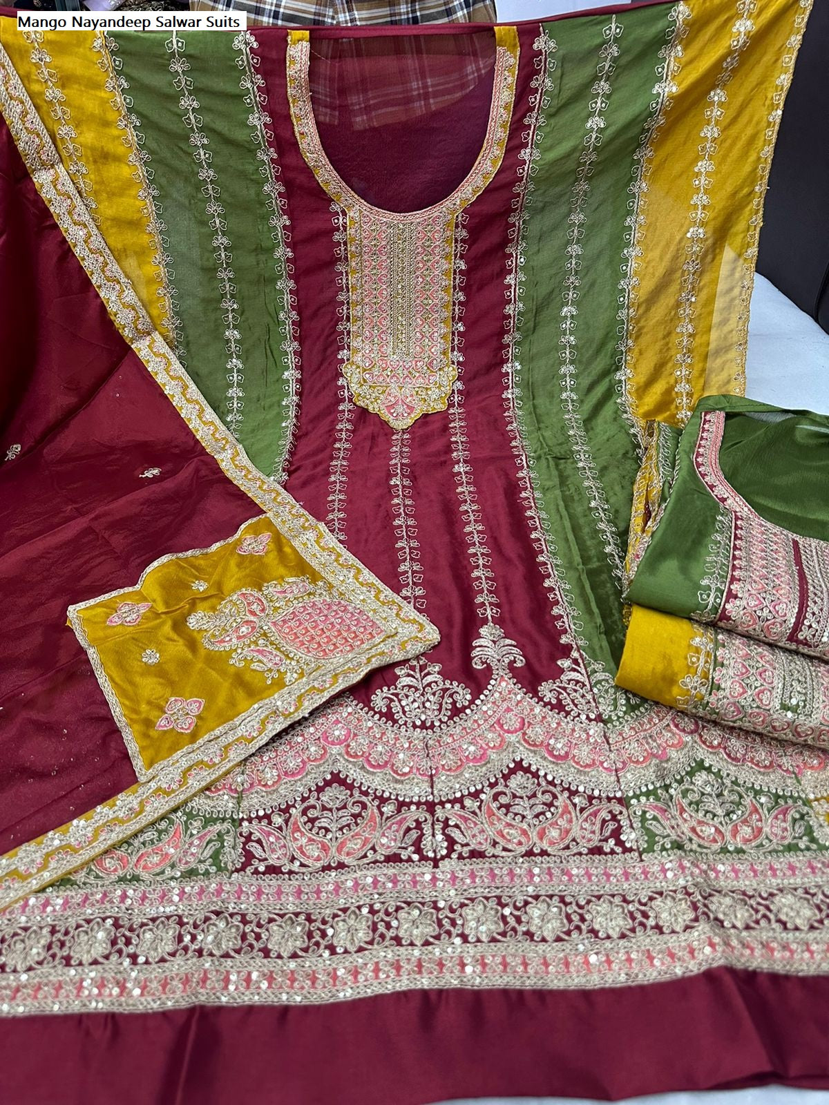 Mango Nayandeep Chinon Salwar Suits