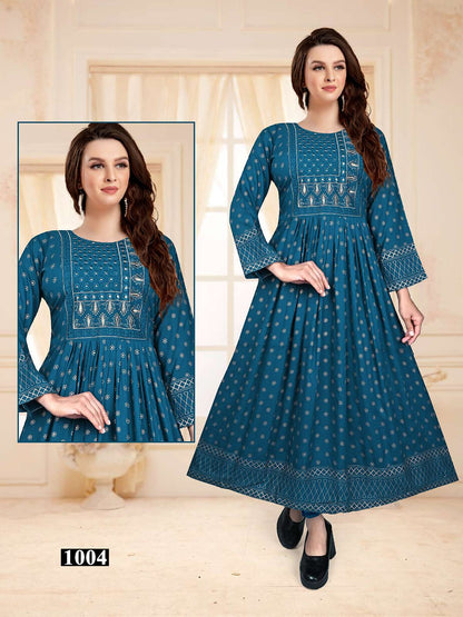 Manju Vol 1 Kavinay Anarkali Kurtis