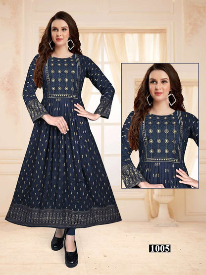 Manju Vol 1 Kavinay Anarkali Kurtis