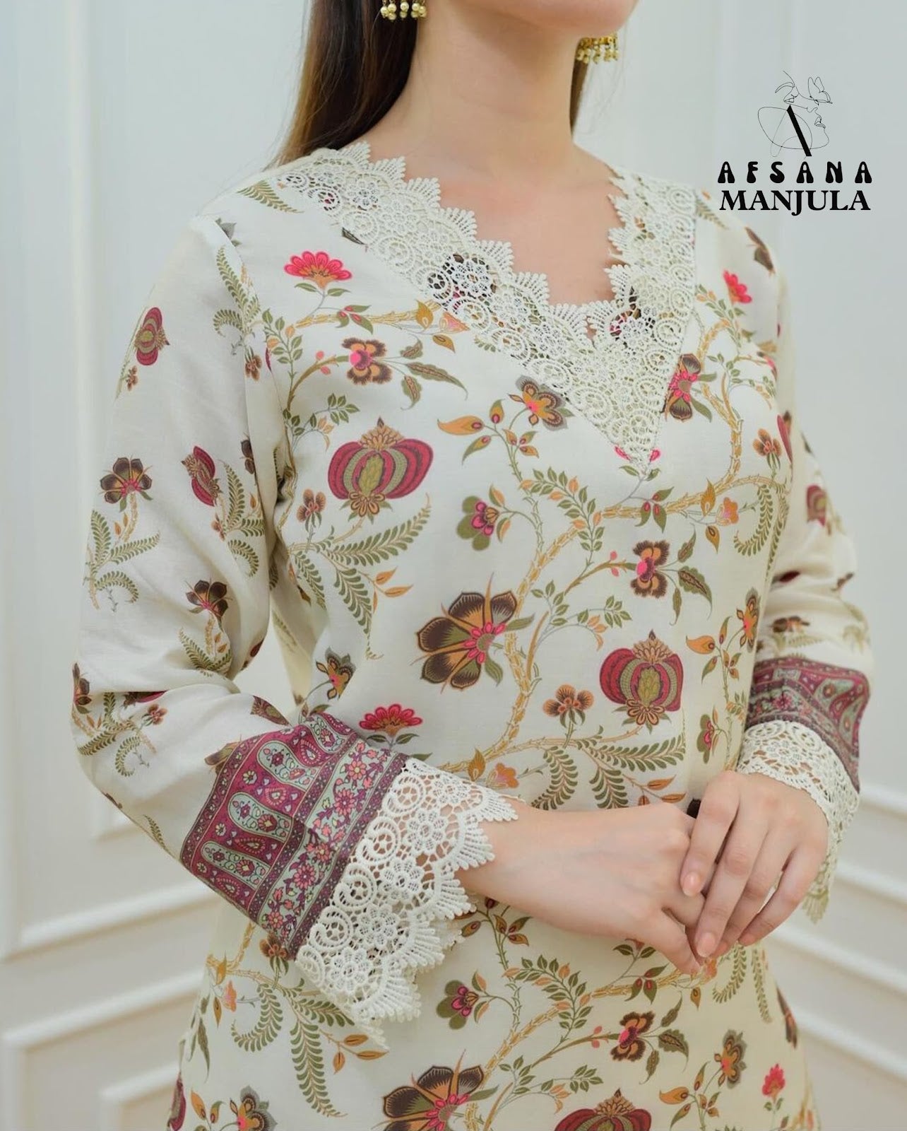 Manjula 2106 Afsana Muslin Pakistani Readymade Suits