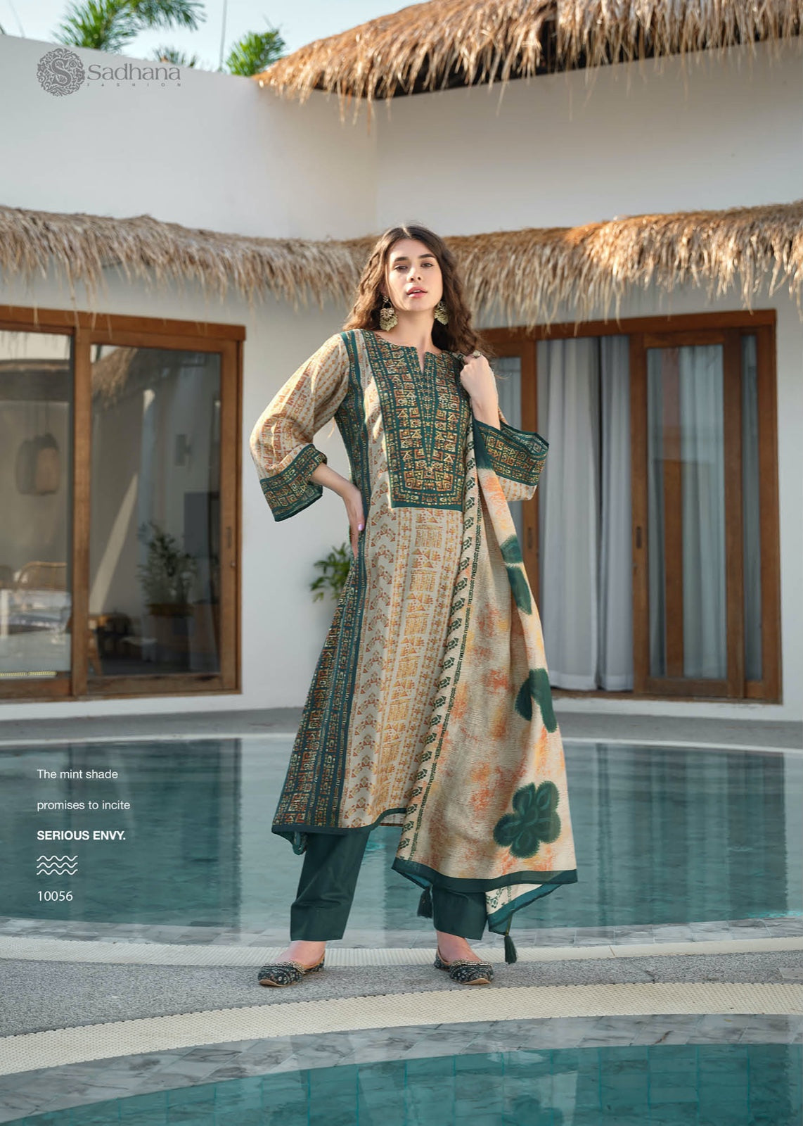 Mannat Sadhana Muslin Silk Pant Style Suits