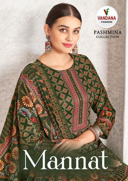 Mannat Vandana Karachi Pashmina Salwar Suits