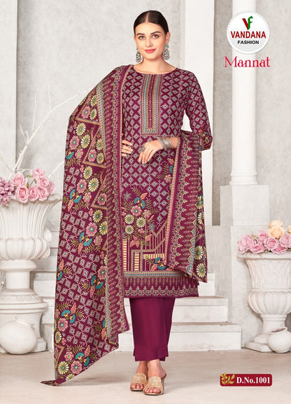 Mannat Vandana Karachi Pashmina Salwar Suits