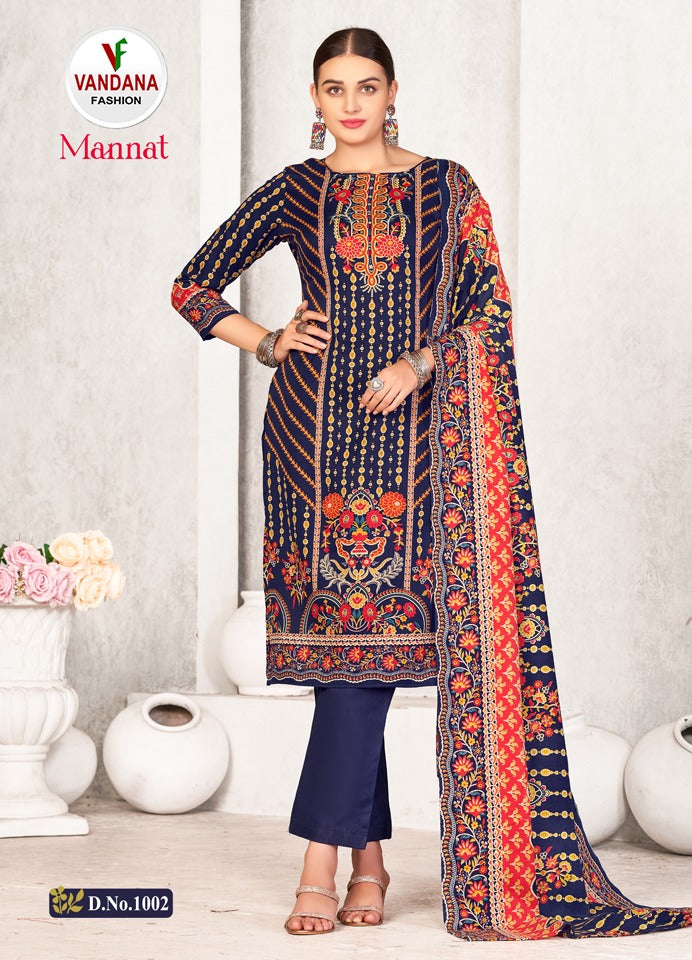 Mannat Vandana Karachi Pashmina Salwar Suits