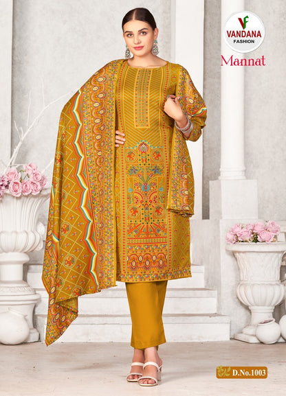 Mannat Vandana Karachi Pashmina Salwar Suits