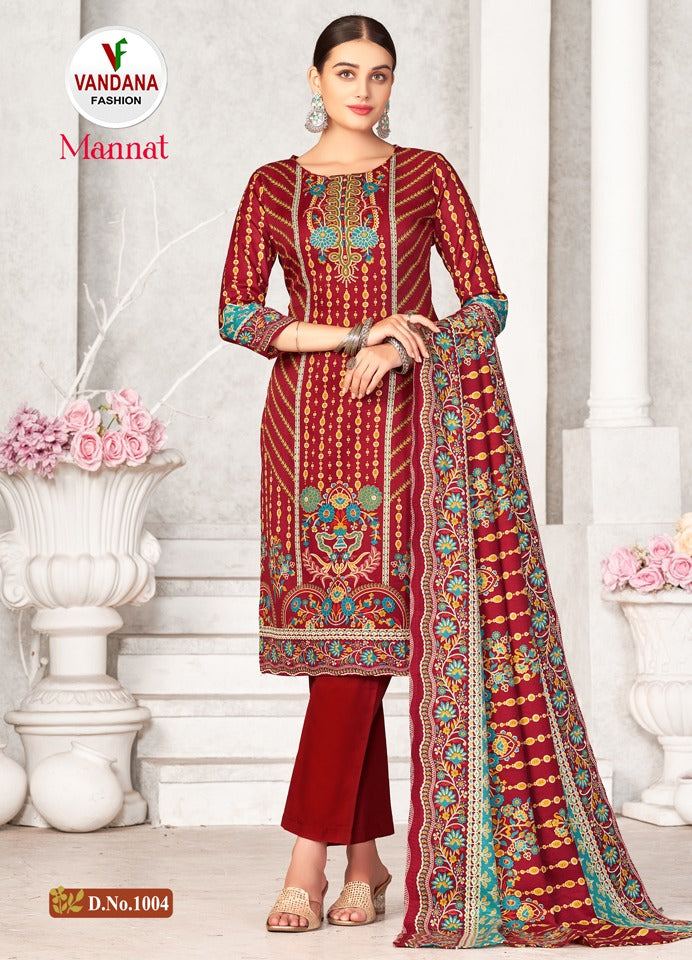 Mannat Vandana Karachi Pashmina Salwar Suits