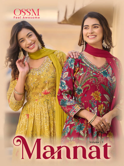 Mannat Vol 1 Ossm Modal Readymade Pant Style Suits
