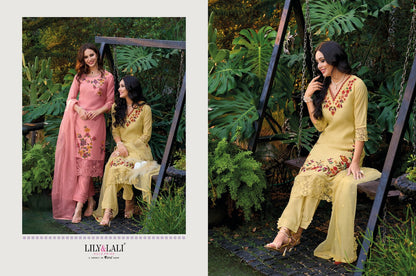 Manyata Lily Lali Chanderi Silk Readymade Pant Style Suits