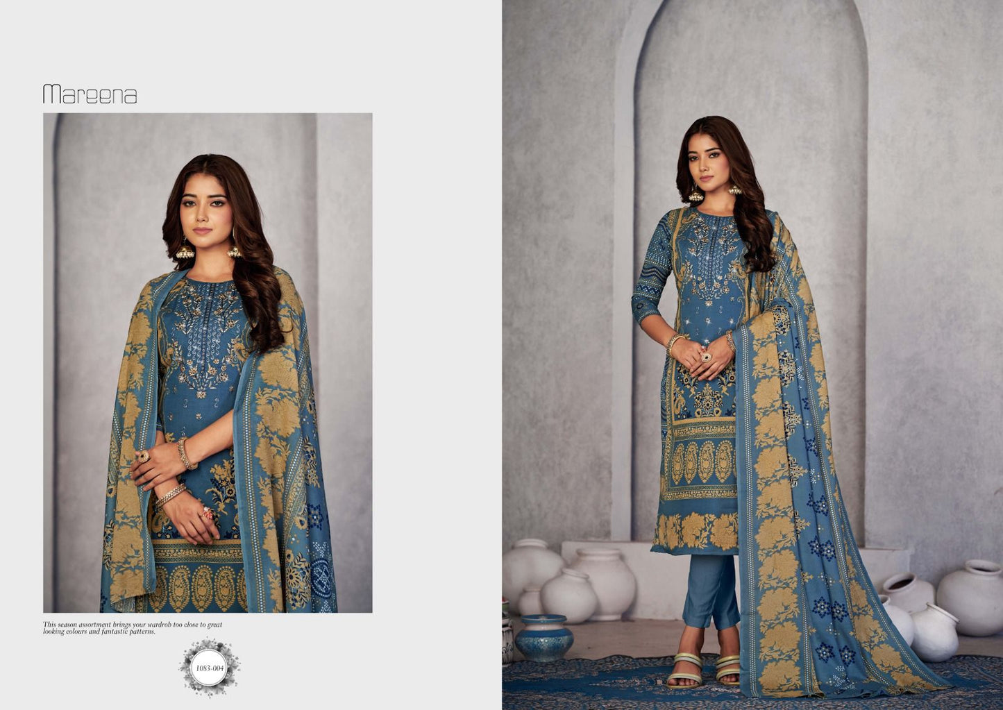 Mareena Vol 17 Romani Soft Cotton Karachi Salwar Suits