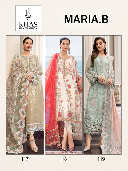 Maria.B Khas Georgette Pakistani Salwar Suits
