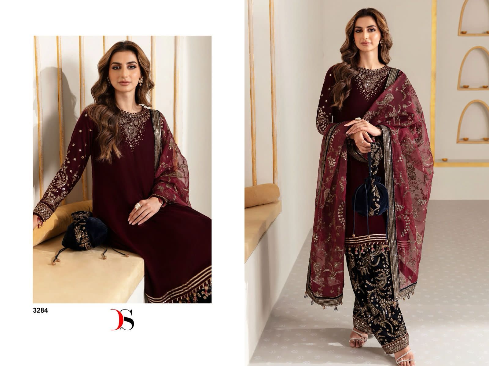 Maria B Festive Edition Deepsy Velvet Suits